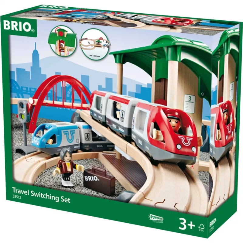 BRIO Railway 33512 Vilcienu apmaiņas sliežu komplekts