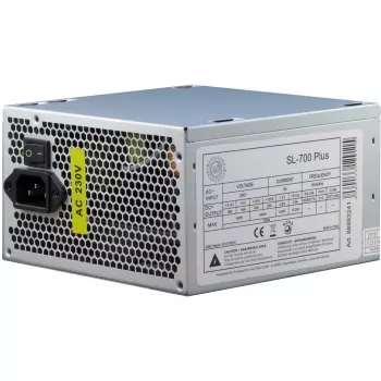 Inter-Tech SL-700 Plus - Barošanas bloks (iekšējais) - ATX12V 2,4 - AC 230 V - 700 W - aktīvais PFC (88882141)