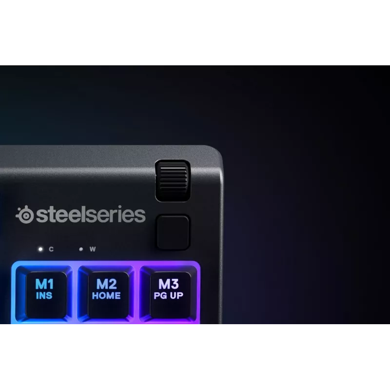 Steelseries APEX 3 TKL tastatūra USB QWERTY US English melna