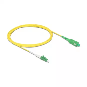 DeLOCK InfiniBand/optisko šķiedru kabelis 3 m LC SC Dzeltens 83862