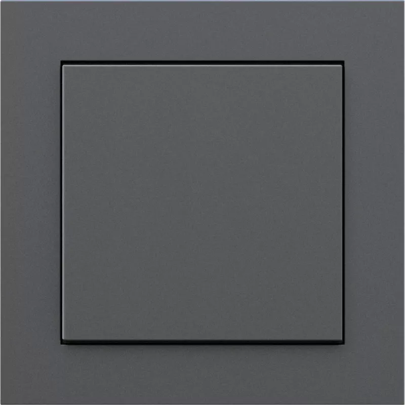 Bezvadu gaismas slēdzis Senic Friends of Hue Anthracite 81x81x17 mm