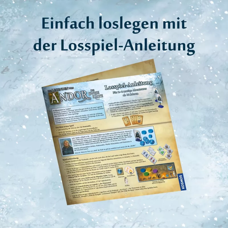 Die Legenden of Andor - The Eternal Cold, galda spēle