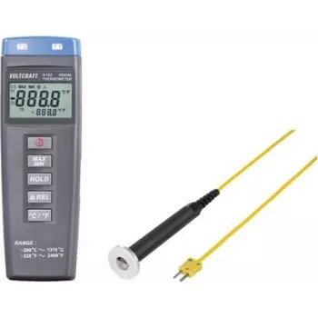 VOLTCRAFT K102 + TP 302 temperatūras mērinstruments -200 līdz +1370 °C, K tipa zonde