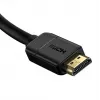 Baseus 2x HDMI 2.0 4K 60Hz kabelis, 3D, HDR, 18Gbps, 5m (melns)