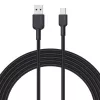 USB A uz USB C kabelis Aukey CB-NAC1, 1 m, pīts neilons, USB PD 60W, USB 2.0