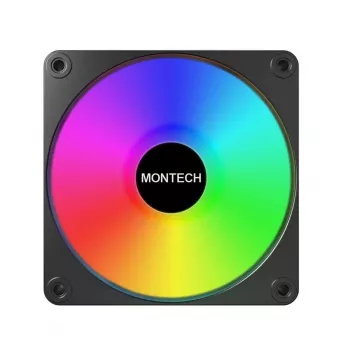 Montech GF120 V2 ARGB datora korpusa ventilatora modulis 12 cm melns 1 gab.