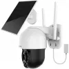 IP drošības kamera Foscam B4 Dome 4 MP (2560×1440), Wi‑Fi 2.4 GHz, IP65, Saules + Akumulators 5000 mAh, 355° panoramēšana, 90° sasvēršana