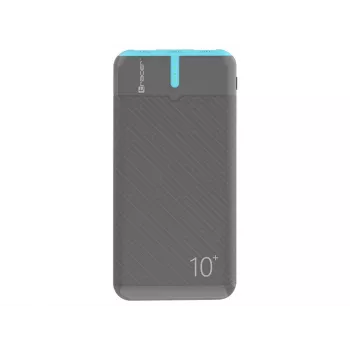 PowerBank EnerGo 10000mAh pelēkzils