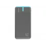 PowerBank EnerGo 10000mAh pelēkzils