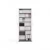 OLIV 2D CLOSED SHELVING UNIT, ANTHRACITE/Balts SET