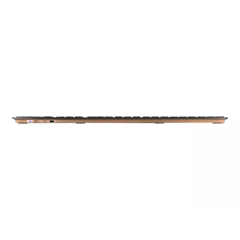 CHERRY DW 9100 SLIM tastatūra un pele, universāls RF bezvadu + Bluetooth, melns