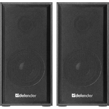 DEFENDER SPK-240 vadu galda skaļruņi, 2.0, 6 W RMS, USB barošana, 3,5 mm, melns