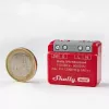 Viedais slēdzis Shelly 1PM Mini Gen4, bezvadu 110–240 V maiņstrāva, maks. 8 A / 2000 W, plastmasas korpuss 34×16×29 mm