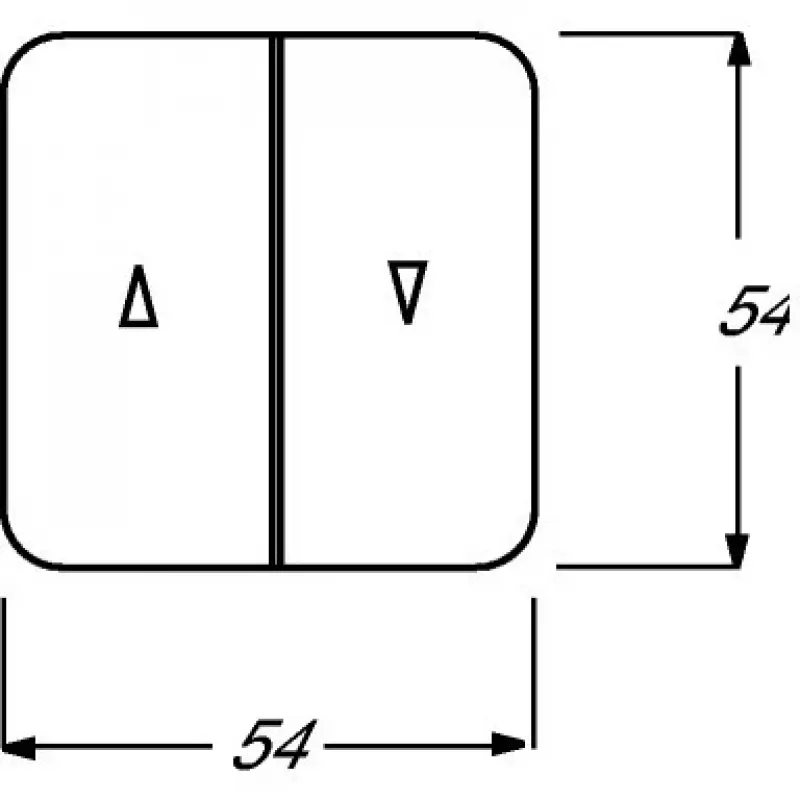 Elektrības slēdžu piederums Busch-Jaeger 2504-214, balta apdare