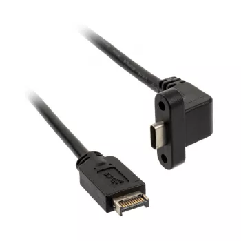 USB Type-C kabelis Streacom ST-USB-E2C-400, USB 3.1 Gen2, 400 mm garš