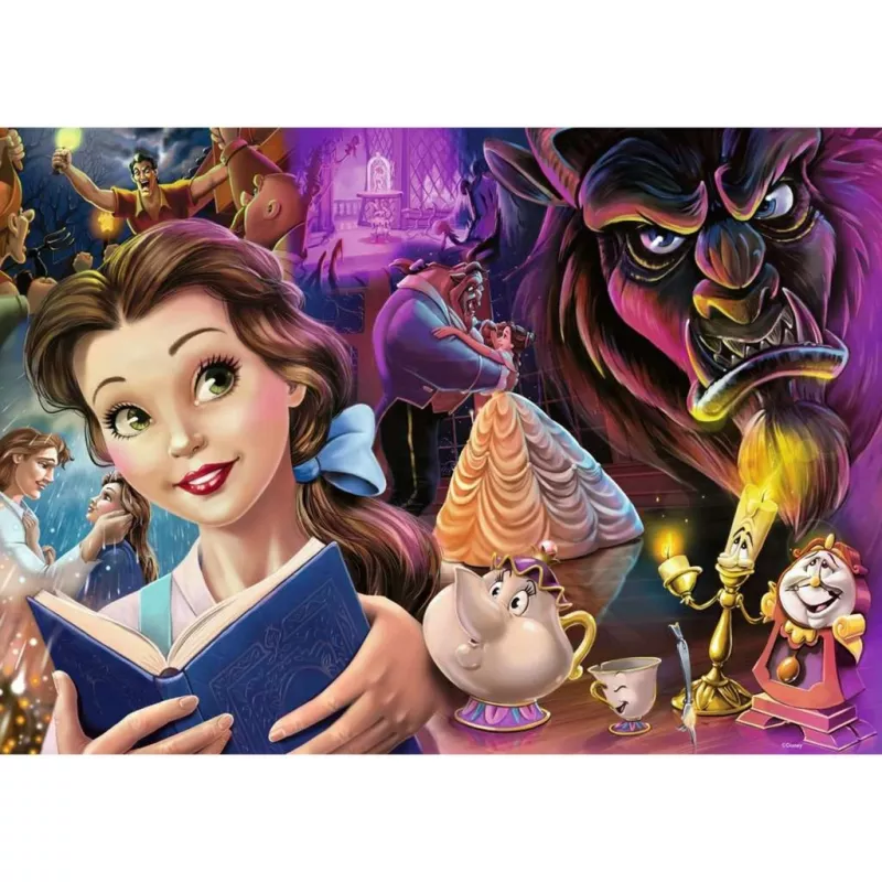 Puzle Disney Princess Collector's Edition - Belle, die Disney Prinzessin (1000 gab.)