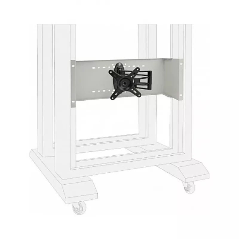 Plakanā paneļa stiprinājuma plecs DeLOCK 19 collu Monitor Arm pelēks 10 kg kravnesība
