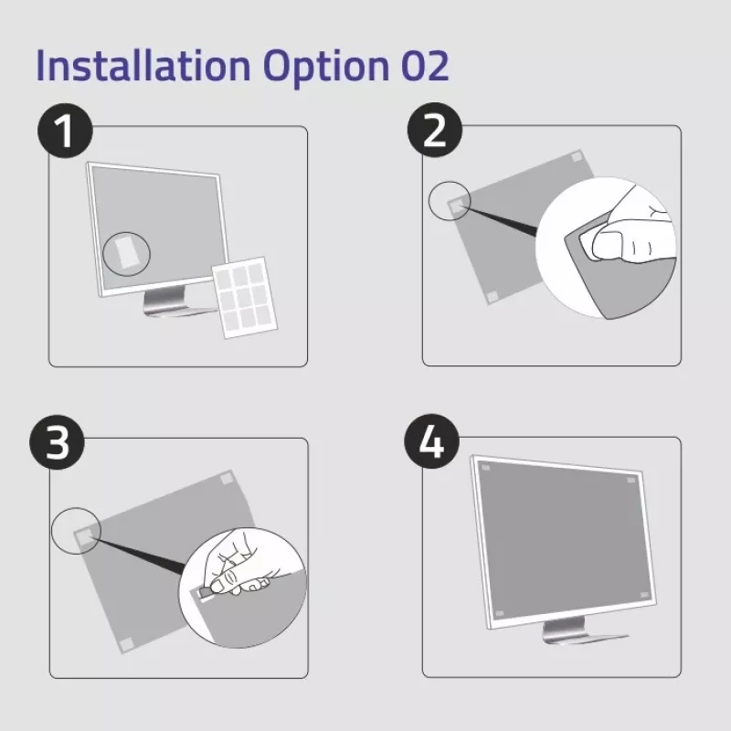 Privātuma filtrs Qoltec 51060 61 cm (24 collu) monitoram