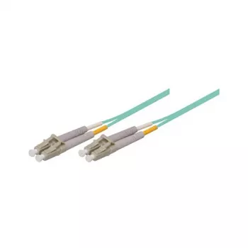 komutācijas kabelis LWL Duplex OM3 (multimodu, 50/125) LC/LC, LSZH, maināma polaritāte, 5m, Good Connections®
