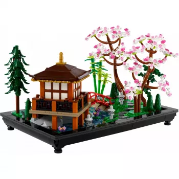 LEGO būvkonstruktors ICONS 10315 Zen dārzs, 1363 detaļas, 18+, izmēri 210×320×200 mm, svars 4,19 kg