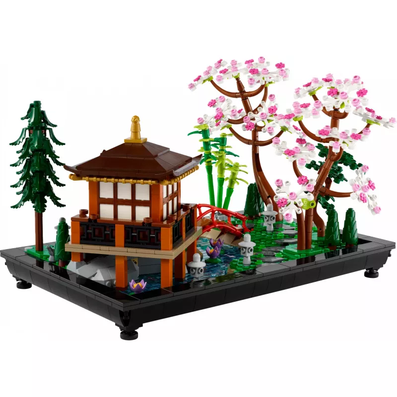 LEGO būvkonstruktors ICONS 10315 Zen dārzs, 1363 detaļas, 18+, izmēri 210×320×200 mm, svars 4,19 kg