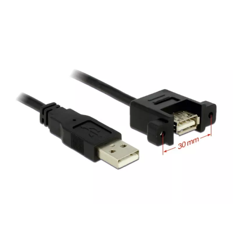 USB kabelis DeLOCK 1m 2xUSB2.0-A