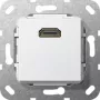 GIRA HDMI dzimuma mainītājs tīri balts 566903 (566903)