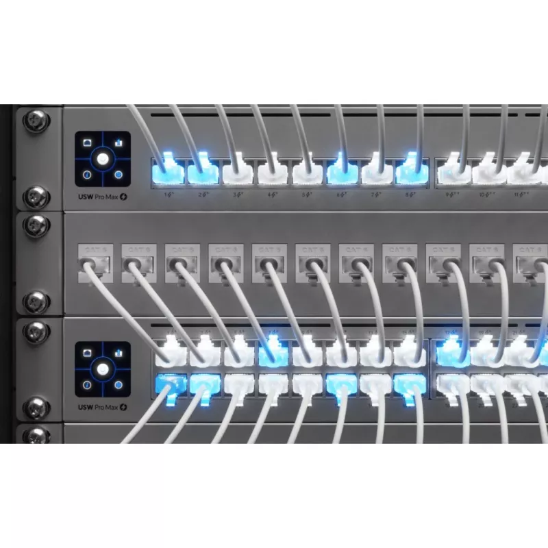 Tīkla pārlēcēju kabelis UBIQUITI UACC-Cable-Patch-EL Cat6 RJ-45 2.5GbE PoE++ 0.15 m caurspīdīgs balts (24 gab.)