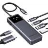 Ugreen Uno - centrmezgls - 6 vienā USB-C - 1 x HDMI + 2 x USB-C 3.2 Gen 2 + 2 x USB-A 3.2 Gen 2 + 1 x USB-C (strāvas padeve) (35998)