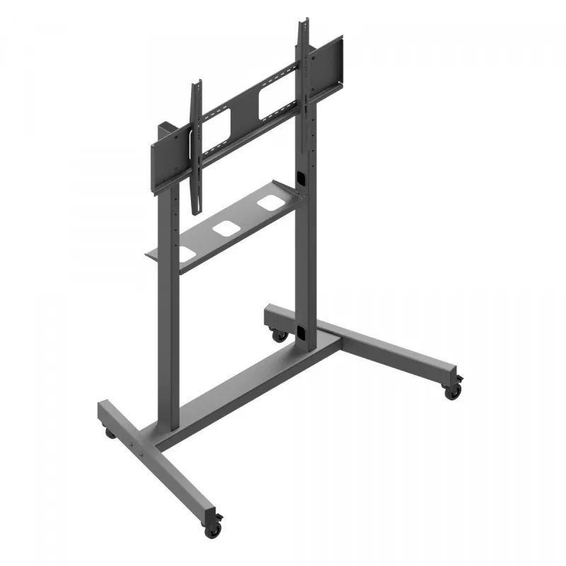 Monitoru ratiņi EDBAK TR19 ekrāniem līdz 130 kg, platforma 1000×600 mm
