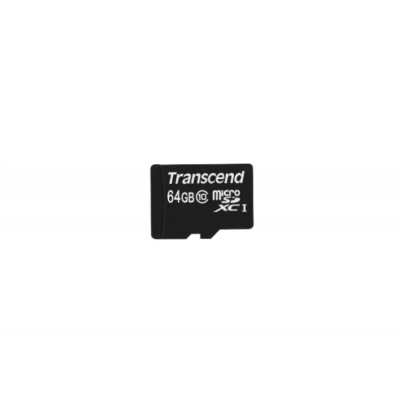 Atmiņas karte Transcend 64 GB microSDXC Class 10 ar adapteri