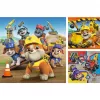 Bērnu puzļu komplekts Ravensburger Rubble & Crew darba transportlīdzekļi — 3 puzles × 49 gabali