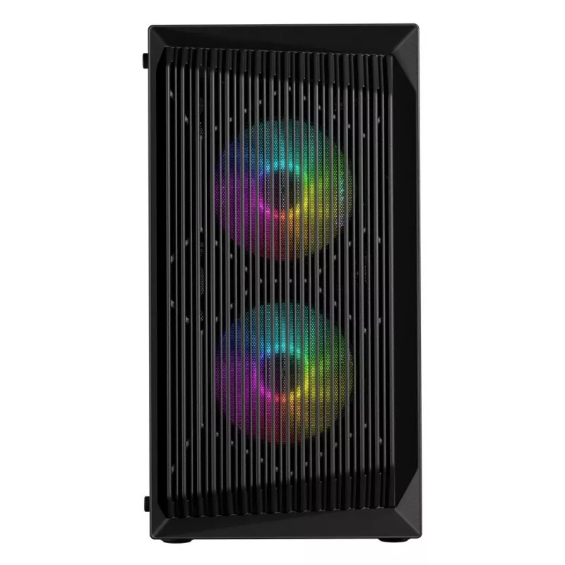 Logic Atos ARGB Mini USB 3.0 Micro Tower korpuss, melns (AM-ATOS-10-0000000-0002)