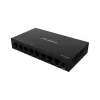 Tīkla komutators LANBERG DSM1-1008 8x 1 Gb/s nevadāms Gigabit Ethernet galddators 12V metāla korpuss