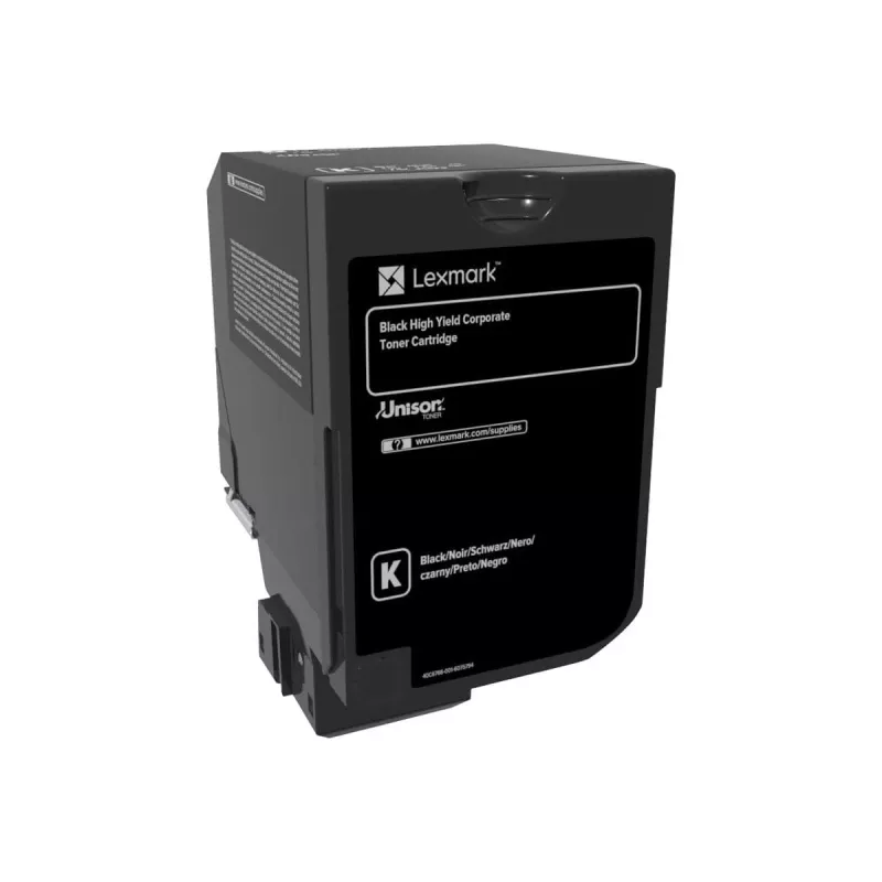 Lexmark CSCX725 Corporate 20K Toner kasetne augstas ietilpības melna 74C2HKE