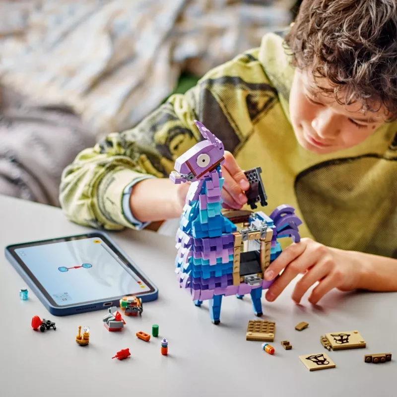 Uzglabāšanas rotaļlieta LEGO 77071 Fortnite Llama konstrukcijas rotaļlieta – LEGO zīmola uzglabāšanas un izstādes vienība