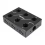 Šļūtenes savienotājs Alphacool 12994 Acetal Melns 78mm