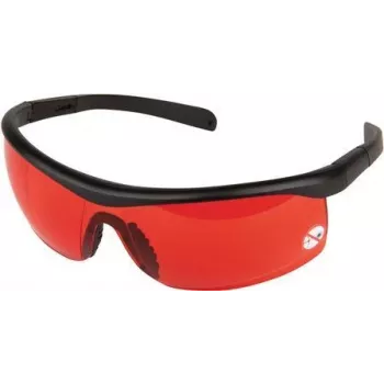 MAKITA LE00834534 - lāzera apskates brilles, piemērotas akumulatora šķērslīnijas lāzerim un rotācijas lāzerim, sarkanā krāsā (LE00834534)