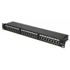 Extralink CAT6 STP V2 | Plāksterpanelis | 24 Porti