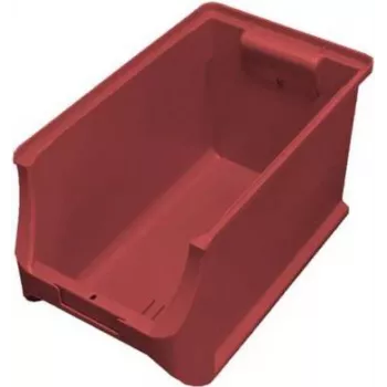 Uzglabāšanas kaste allit ProfiPlus 4H 205x200x355 mm sarkana – sakraujams plastmasas detaļu organizators