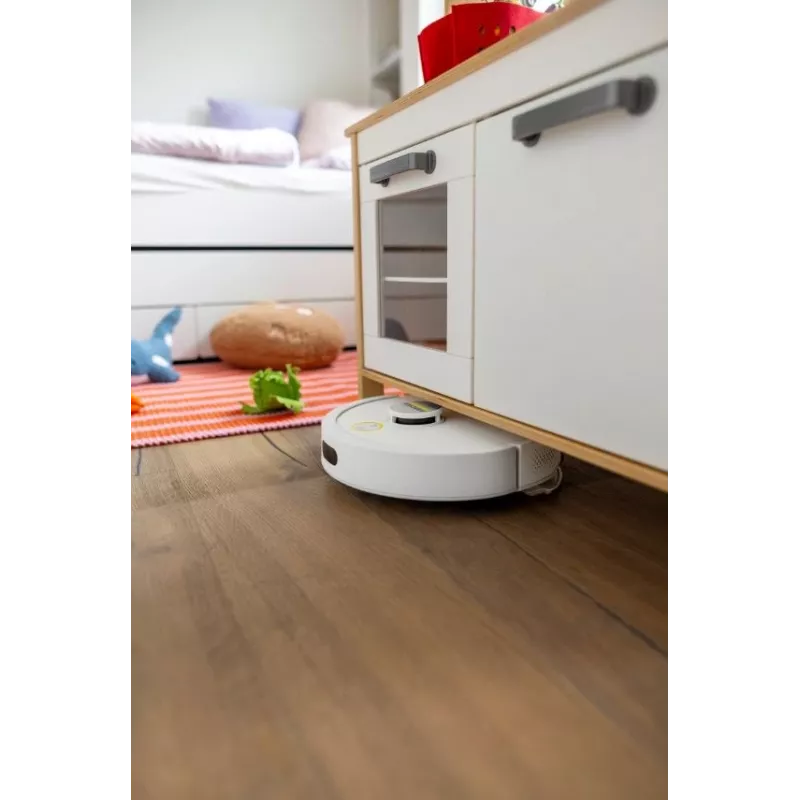 KARCHER RVC 3 Comfort balts grīdas tīrīšanas robots ar bāzes staciju