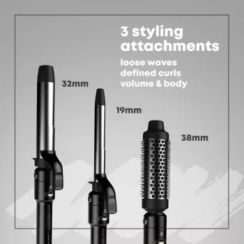 Matu veidotājs Revamp Multi Style Revolve CL-3500-EU 3-in-1 – suka, žāvētājs, apjoma veidotājs