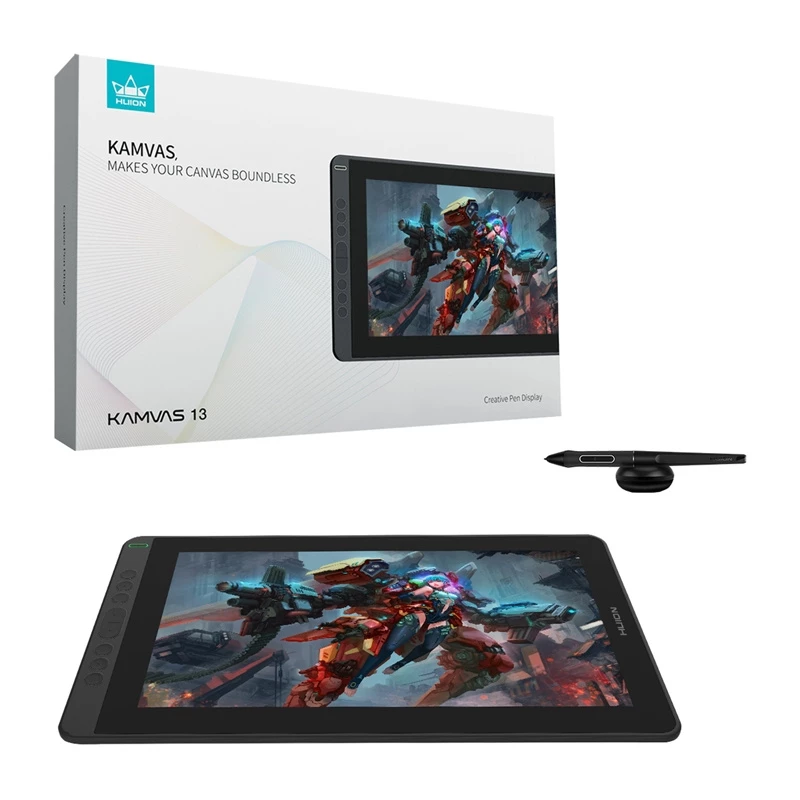 Grafiskā planšete HUION Kamvas 13 13,3 collas IPS 5080 lpi USB Windows Mac (atvērta kaste, demo)