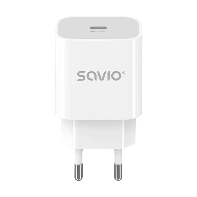Sienas lādētājs 20W LA-09 USB-C QC, PD 3.0 Savio SAVLA-09