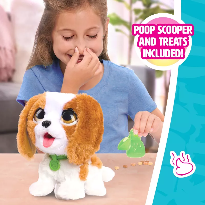 furReal Poop-a-Lots Cavalier King Charles Spaniel, plīša rotaļlieta