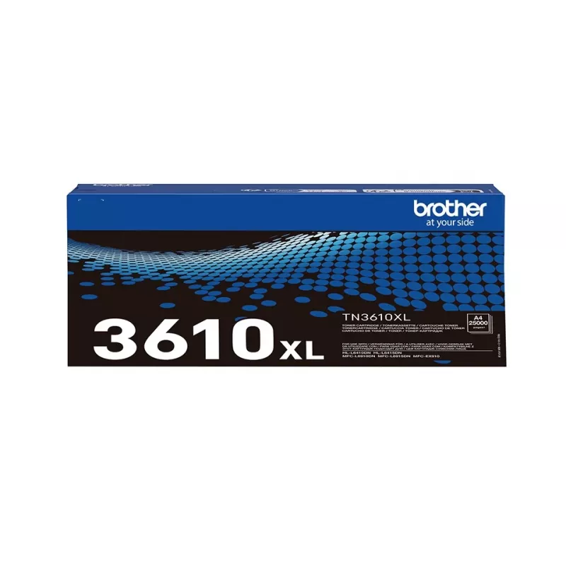 Tonera kasetne Brother TN-3610XL 6000 lapas Melns