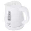 Elektriskā tējkanna Adler AD 1373 — 1 L ietilpība, 850 W, balta, 360° pamatne, polipropilēns