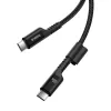 Baseus Fish-Eye USB C uz USB C ātrās uzlādes kabelis 1 m 100 W Melns