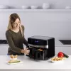 Taurus Air Fry Digital Duo Double 9 L 2200 W karstā gaisa fritieris Melns