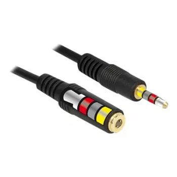 Audio kabelis DeLOCK 84667 2m 3.5mm Melns